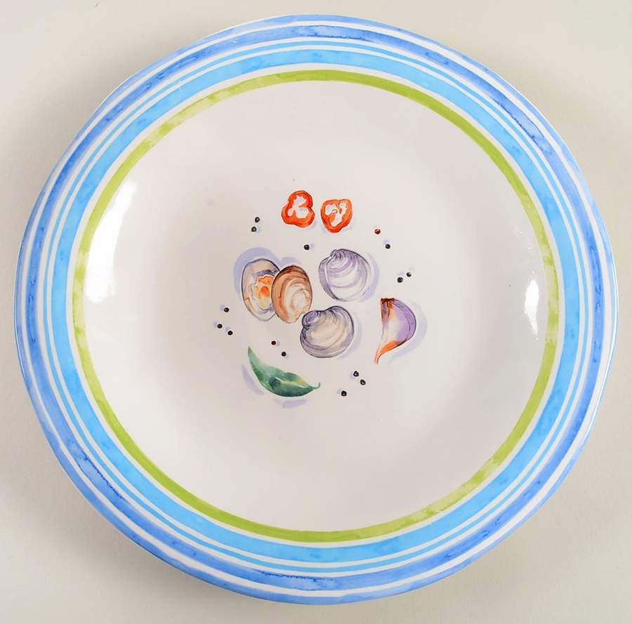 Ocean's Bounty Dinner Plate by 222 Fifth (PTS)-1