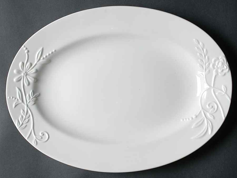 Romance 14" Oval Serving Platter by 222 Fifth (PTS)-1
