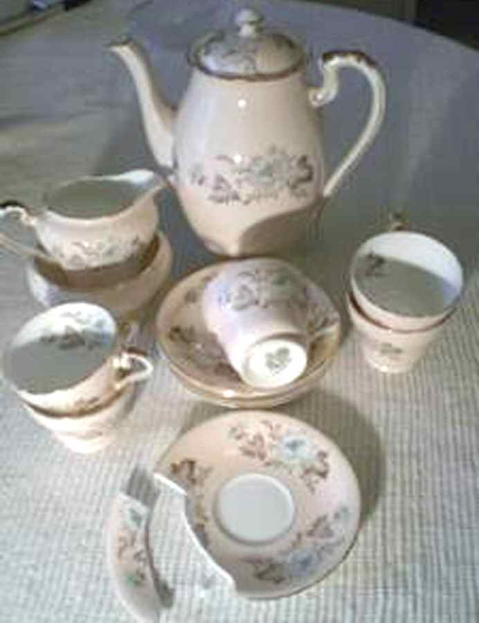 2471-7 Pink Coffee Pot & Lid by John  Aynsley & Sons-1