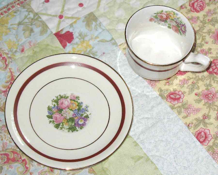 ATS27 Flat Cup & Saucer Set by Atlas China (NY)-1