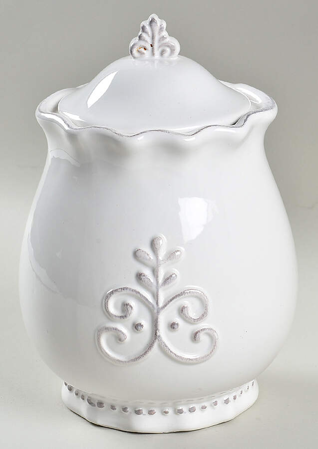 Bianca Fleur Medium Canister & Lid by American Atelier-1