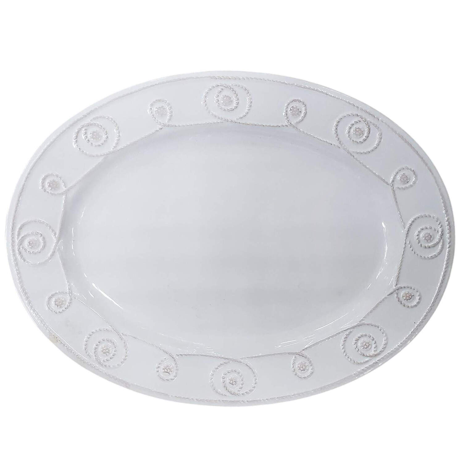 Bianca Braid 16" Oval Serving Platter by American Atelier-1