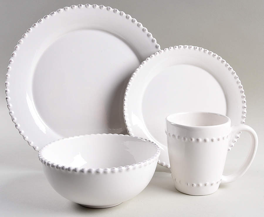 Bianca Bead 4 Piece Place Setting by American Atelier-1