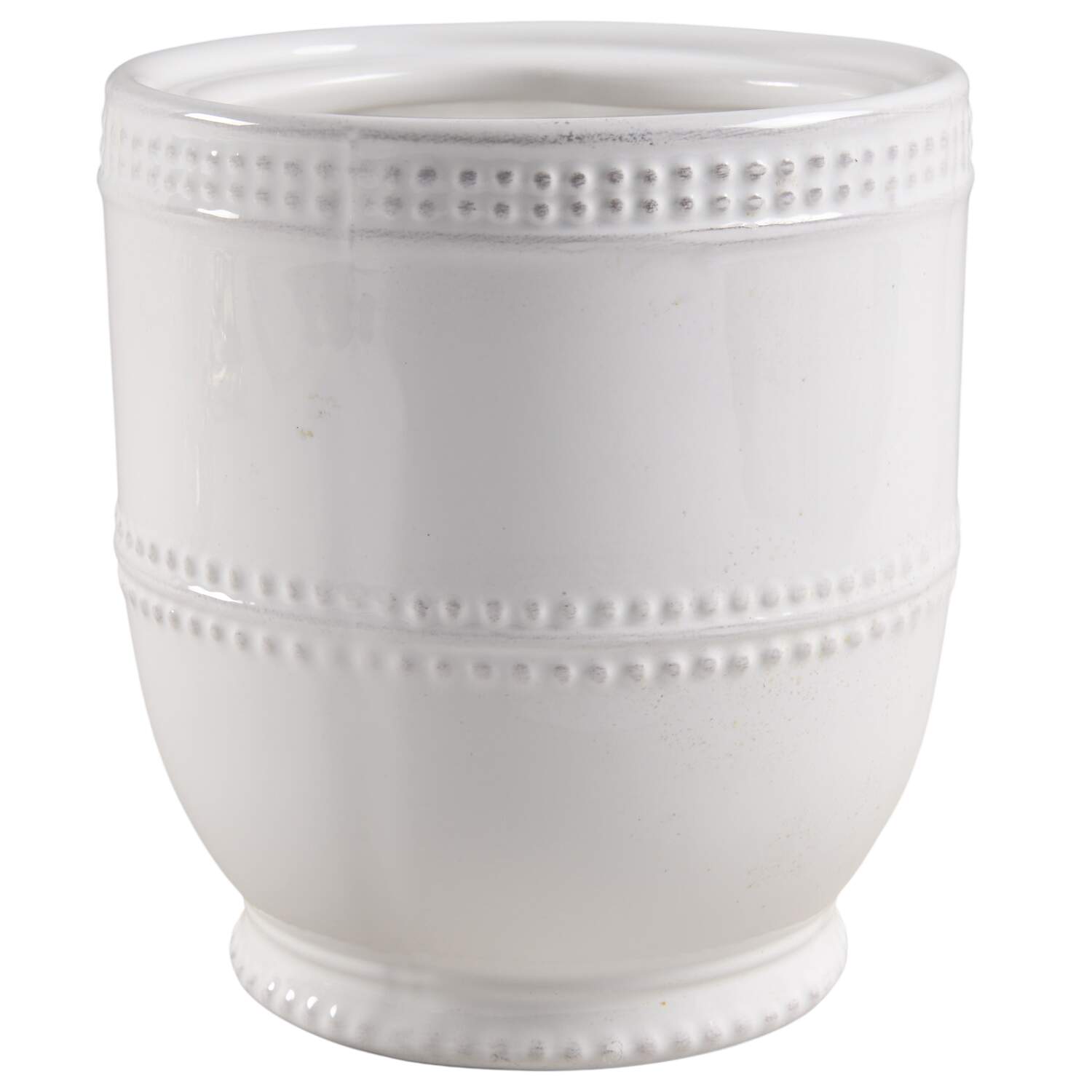 Bianca Bead Medium Canister No Lid by American Atelier-1