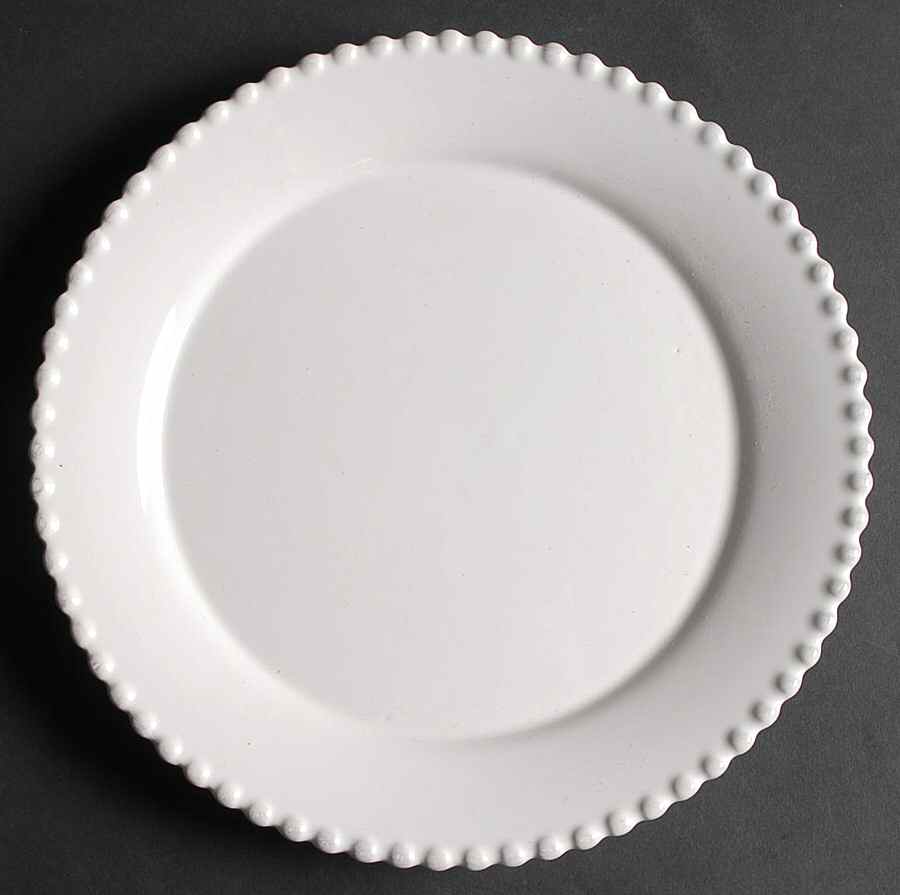 Bianca Bead Dinner Plate by American Atelier-1