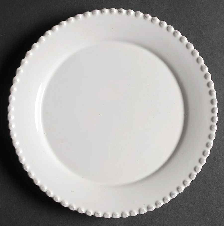 Bianca Bead Salad Plate by American Atelier-1