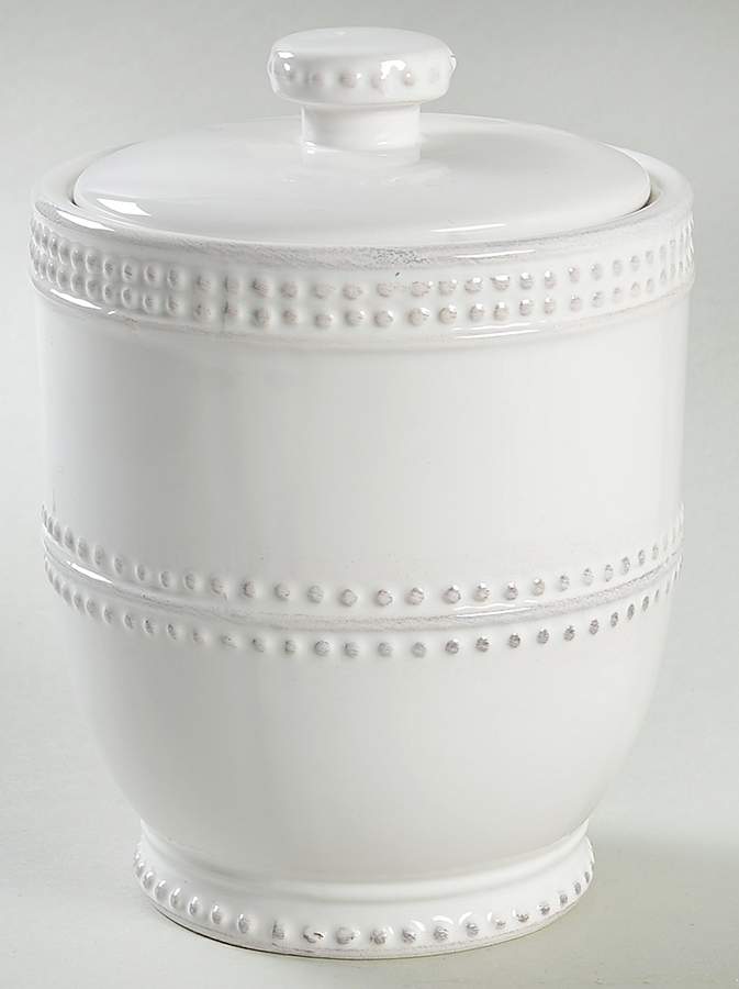 Bianca Bead Small Canister & Lid by American Atelier-1