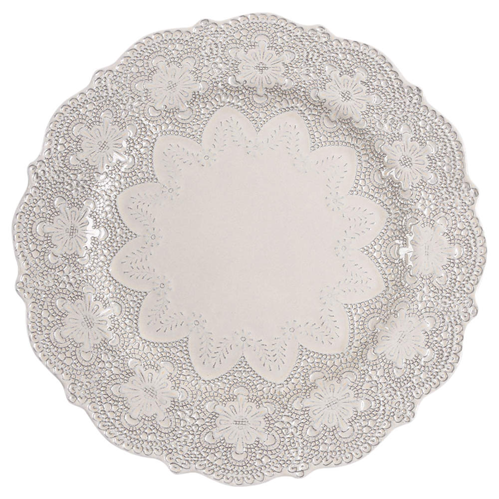 Merletto Antique Lace Dinner Plate by Arte Italica-1
