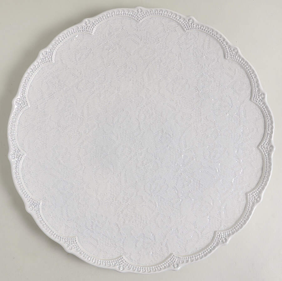Merletto Antique Lace Service Plate (Charger) by Arte Italica-1