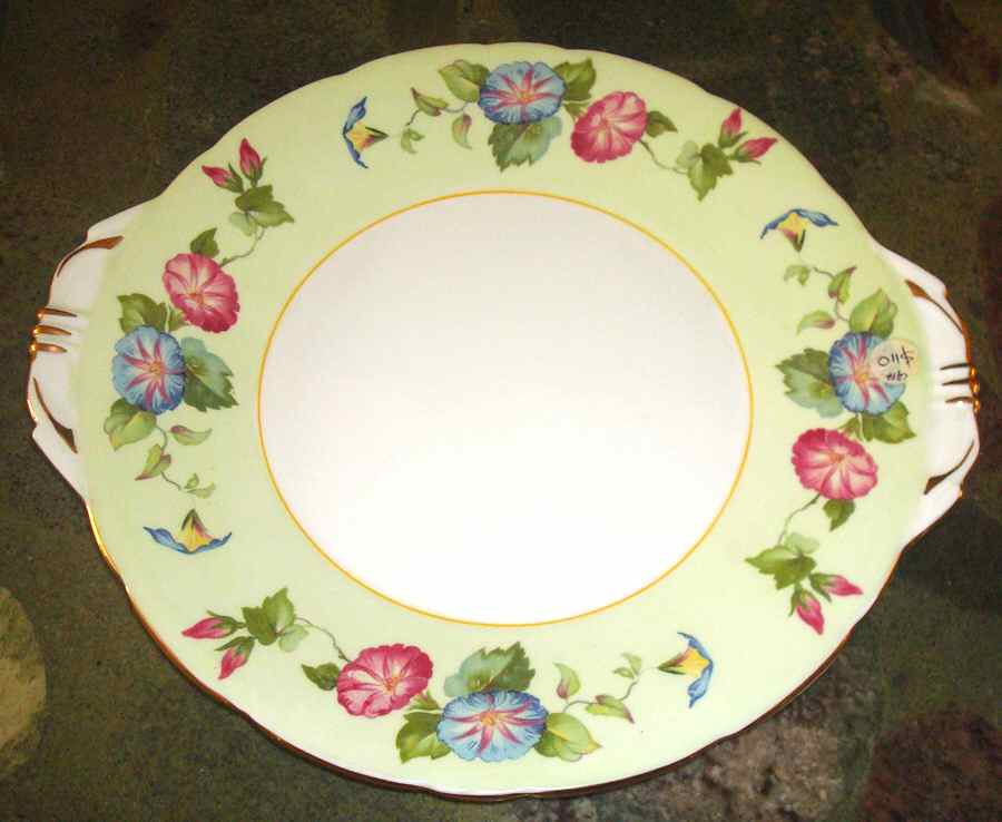 H641-2 Handled Cake Plate by John  Aynsley & Sons-1