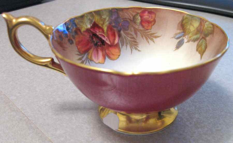 C1032 Footed Cup & Saucer Set by John  Aynsley & Sons-1