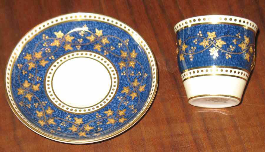 AYN207 Flat Demitasse Cup & Saucer Set by John  Aynsley & Sons-1