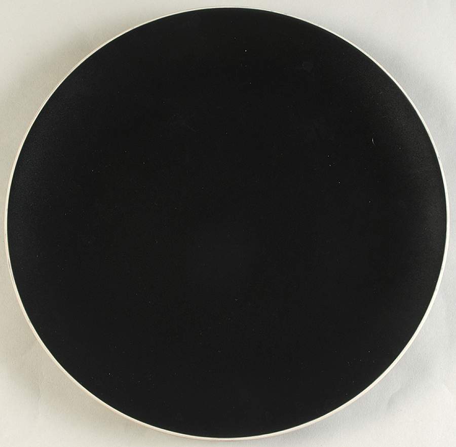 Eclipse Black Dinner Plate by Apt. 9-1