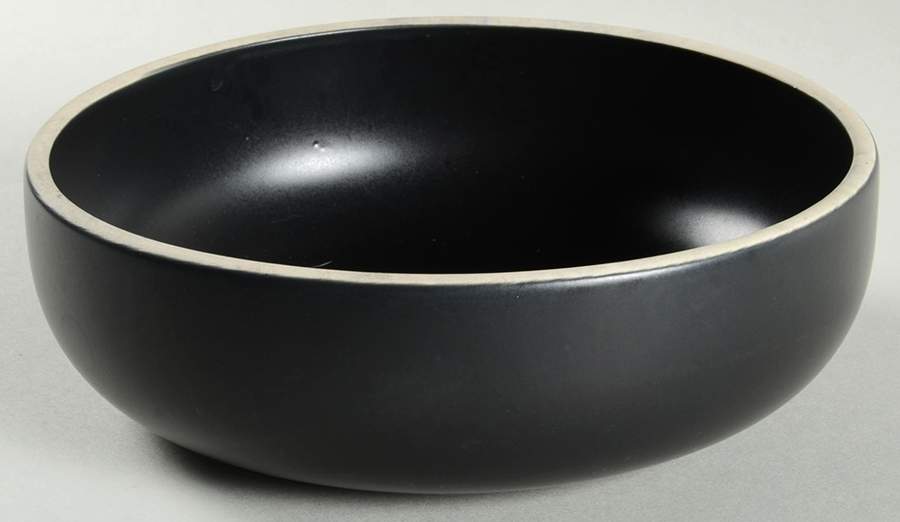 Eclipse Black Soup/Cereal Bowl by Apt. 9-1