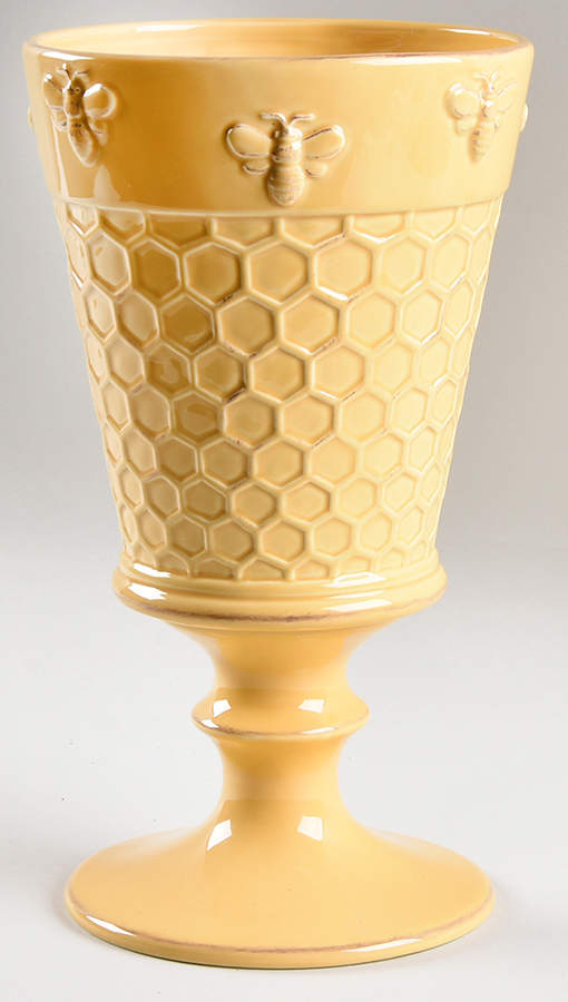Bumble Bee 11" Footed Vase by ARTEflorum-1
