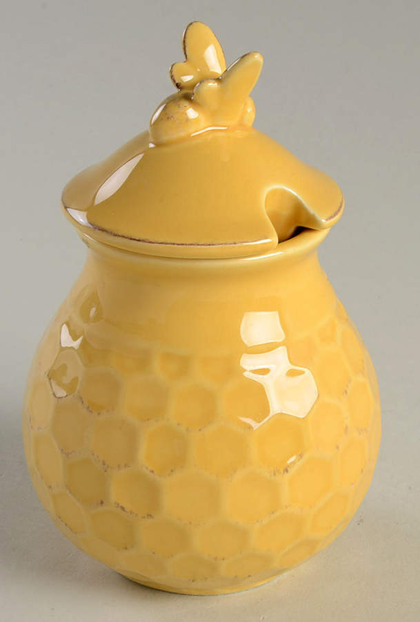 Bumble Bee Sugar Bowl & Lid by ARTEflorum-1