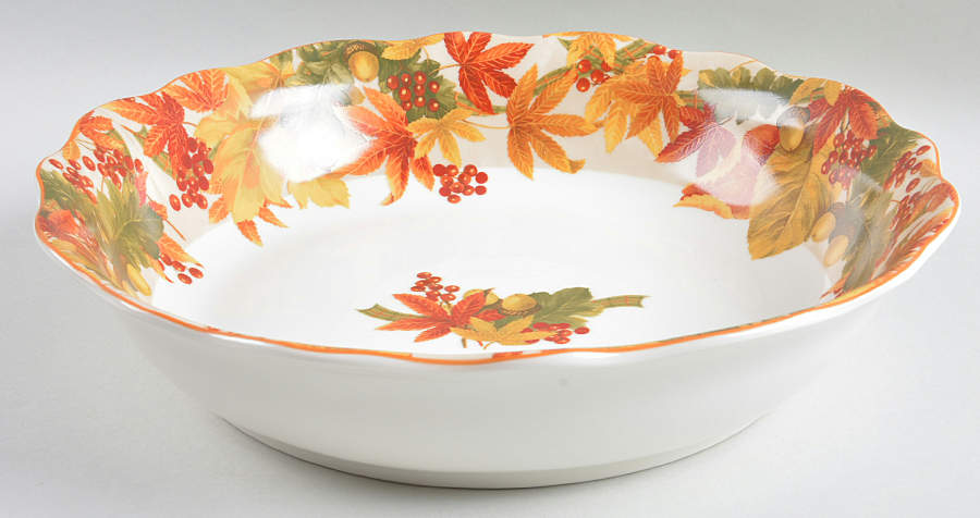 Autumn Celebration 13" Pasta Serving Bowl by 222 Fifth (PTS)-1