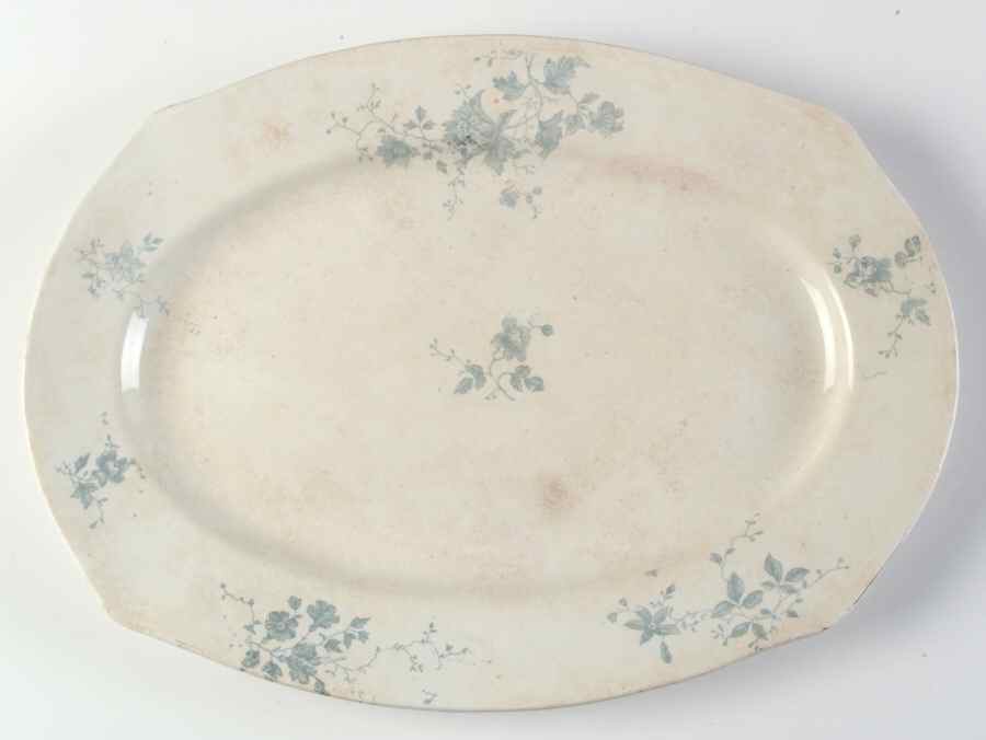 Dresden Opaque 14" Oval Serving Platter by Anthony Shaw-1