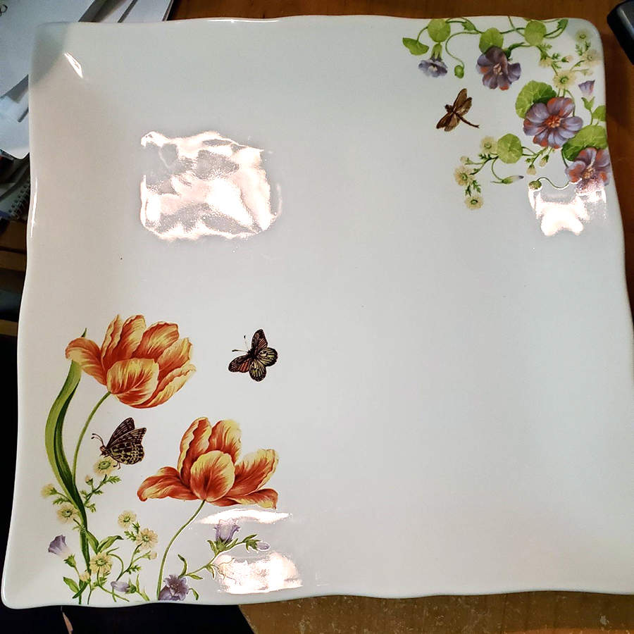 Vivaldi 12" Square Serving Platter by 222 Fifth (PTS)-1