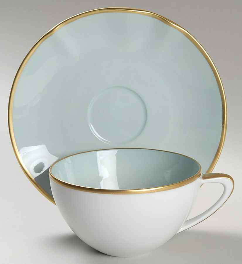 Anna Colors Powder Blue Flat Cup & Saucer Set by Anna Weatherley-1