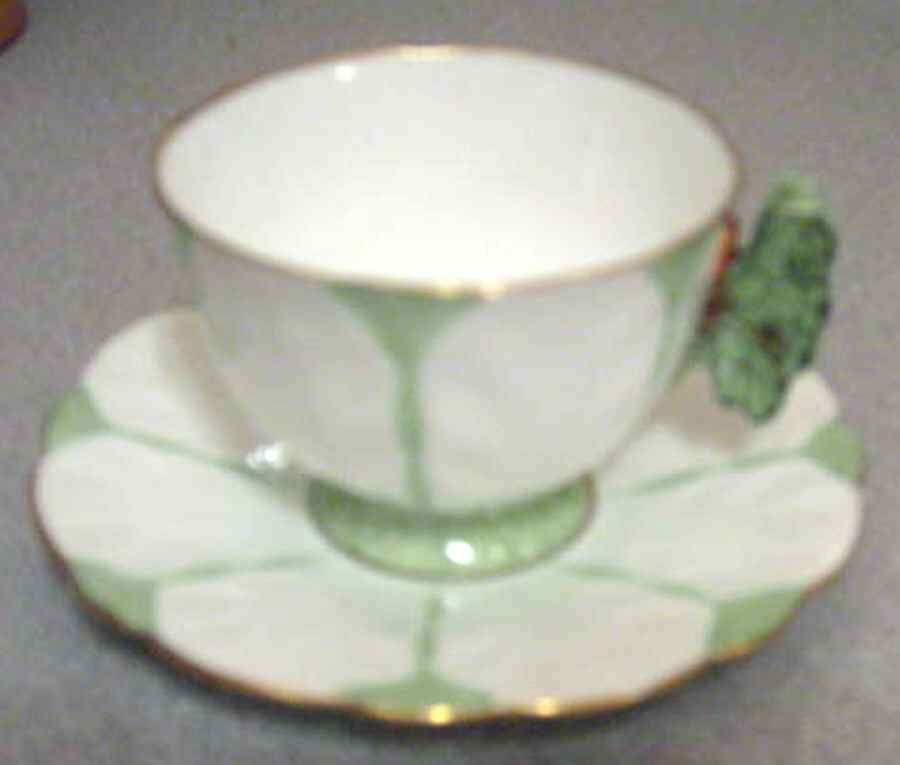 B1316 Footed Cup & Saucer Set by John  Aynsley & Sons-1