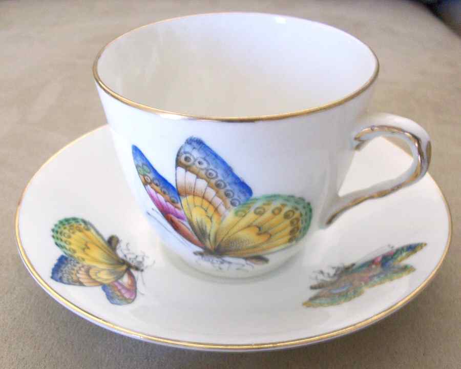 06295 Flat Cup & Saucer Set by Adderley-1
