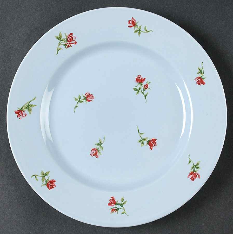 Hathaway Rose Blue Salad Plate by Laura Ashley-1