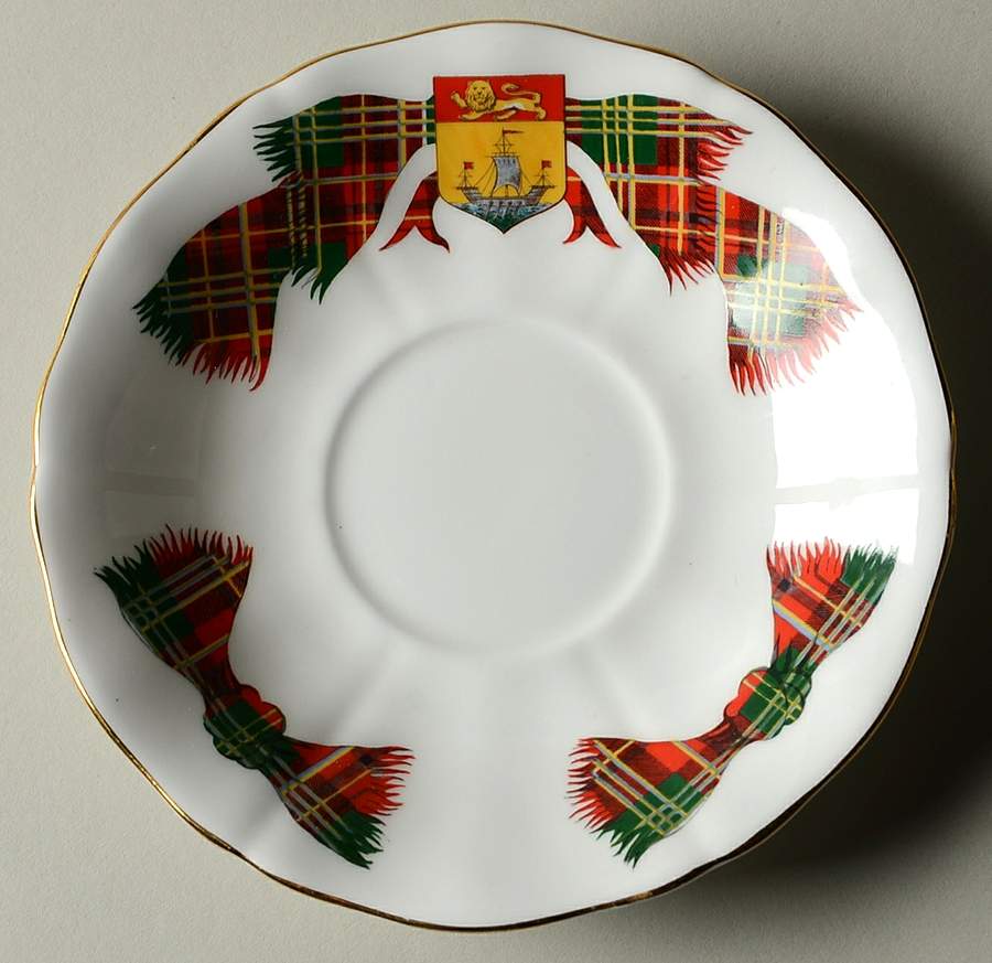 New Brunswick Tartan Saucer by Adderley-1