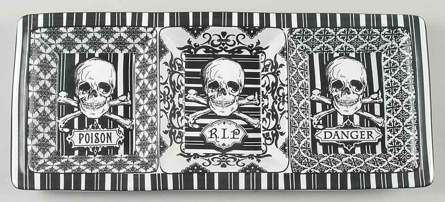 Halloween Skulls 3 Section Server by 222 Fifth (PTS)-1