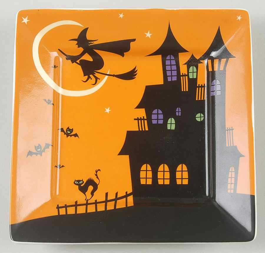 Haunted House Appetizer Plate by 222 Fifth (PTS)-1