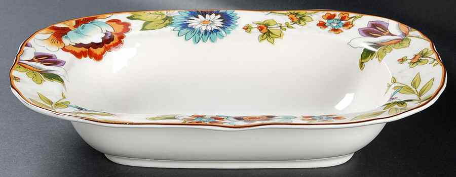 Bella Vista 11" Oval Vegetable Bowl by 222 Fifth (PTS)-1