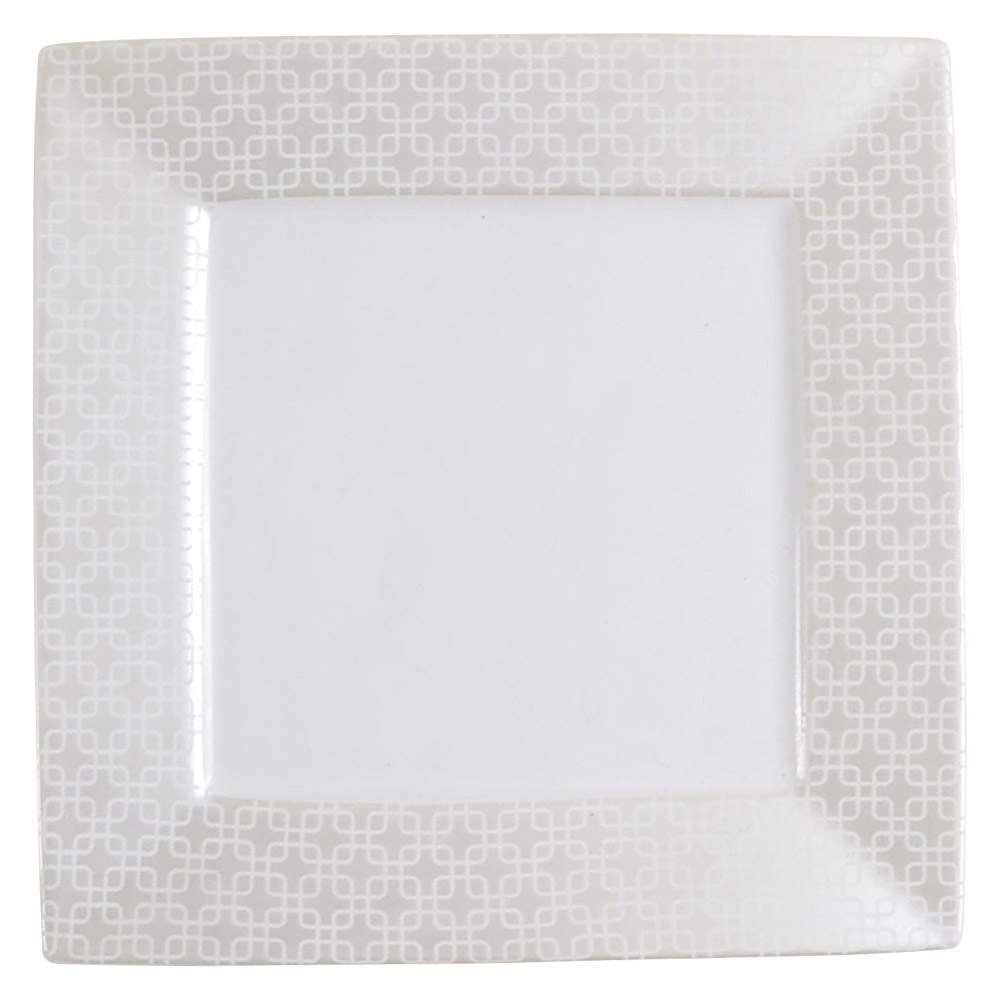 Urban Link Platinum Square Salad Plate by 222 Fifth (PTS)-1