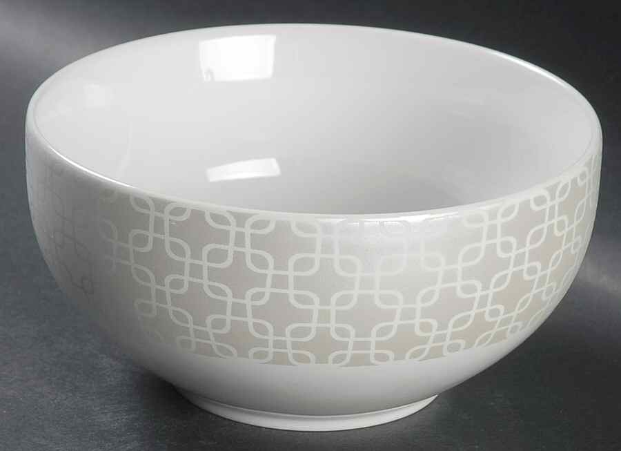 Urban Link Platinum Soup/Cereal Bowl by 222 Fifth (PTS)-1