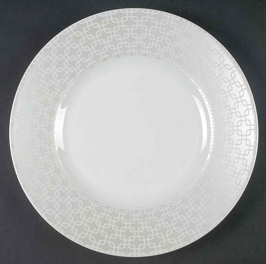 Urban Link Platinum Salad Plate by 222 Fifth (PTS)-1