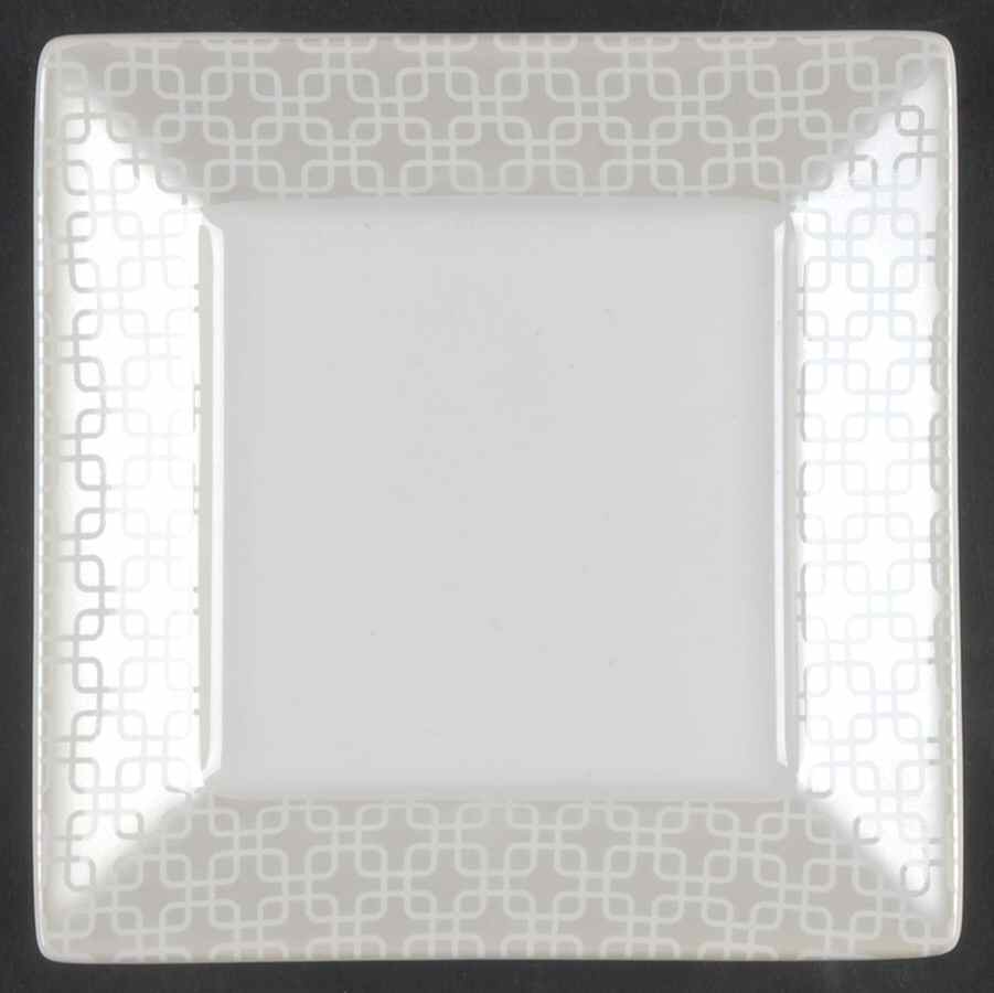 Urban Link Platinum Appetizer Plate by 222 Fifth (PTS)-1