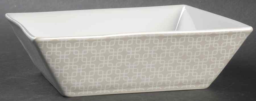 Urban Link Platinum Square Soup/Cereal Bowl by 222 Fifth (PTS)-1