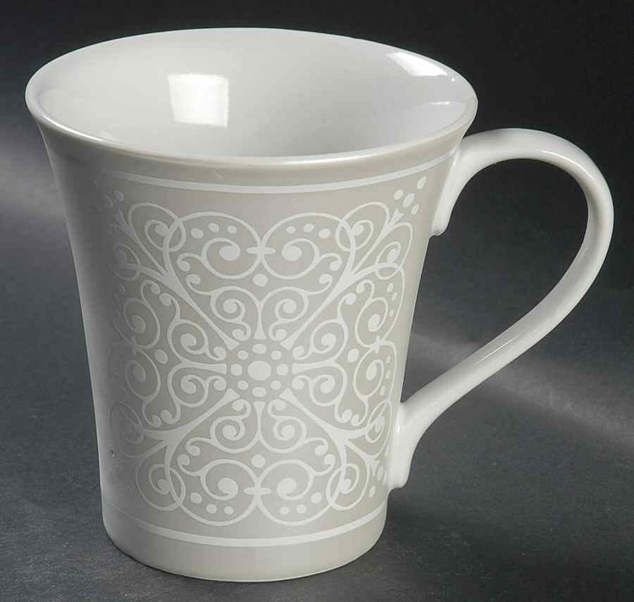 Madrid White Mug by 222 Fifth (PTS)-1