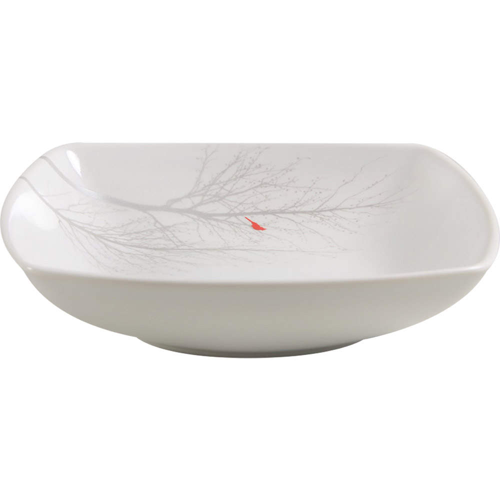 Winter Cardinal Square Soup/Cereal Bowl by 222 Fifth (PTS)-1