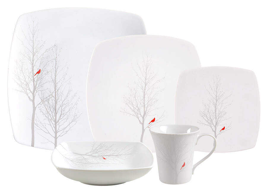 Winter Cardinal 20 Piece Set by 222 Fifth (PTS)-1