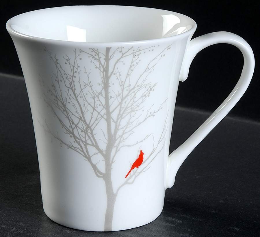 Winter Cardinal Mug by 222 Fifth (PTS)-1