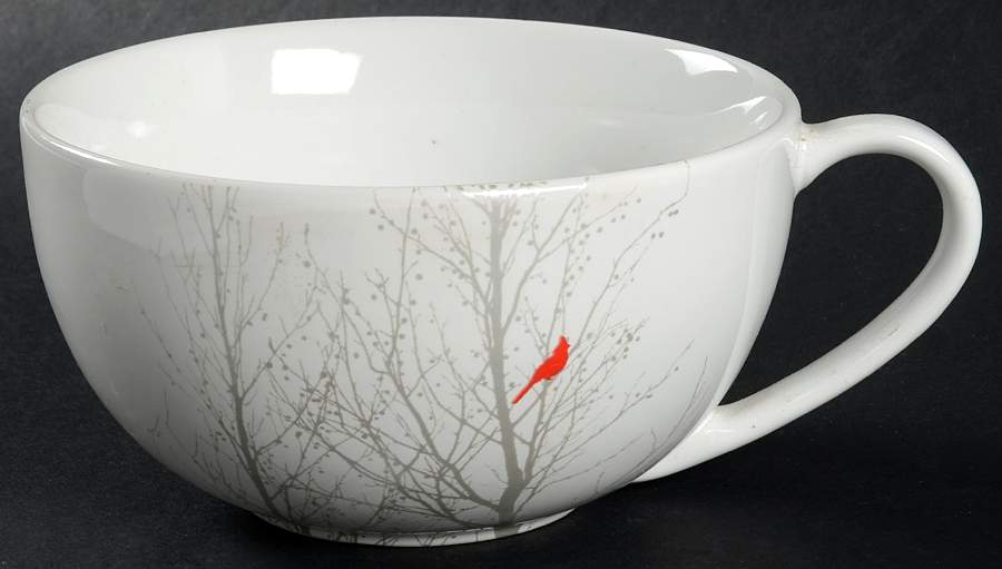 Winter Cardinal Soup Mug by 222 Fifth (PTS)-1