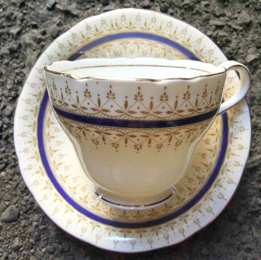 B5224-6 Footed Cup & Saucer Set by John  Aynsley & Sons-1