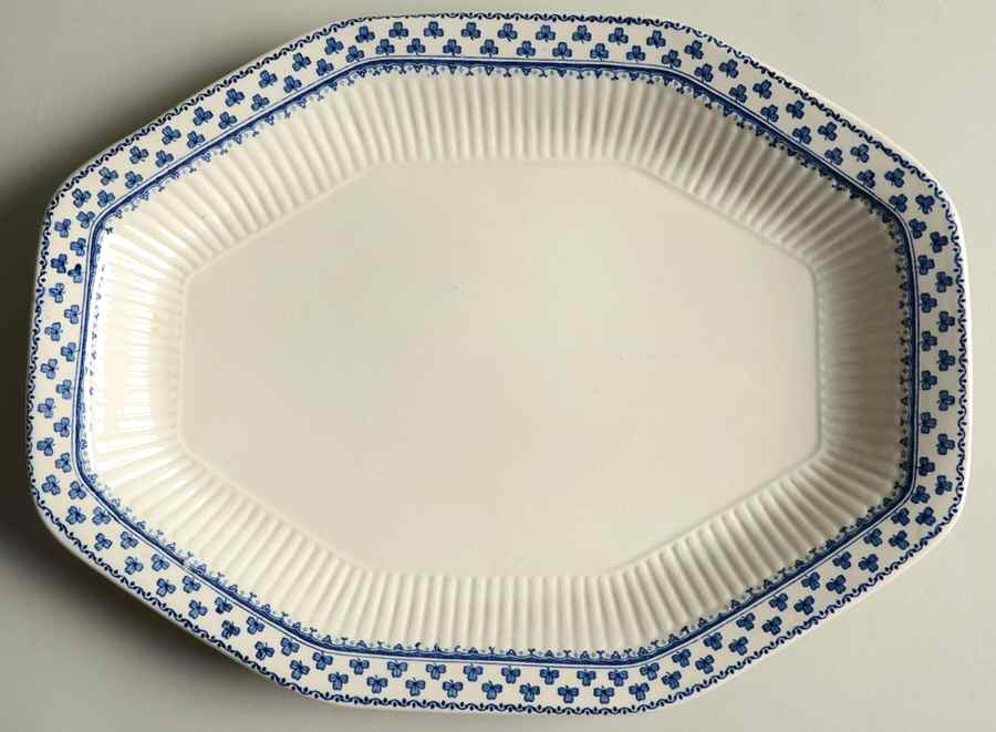 Brentwood (William Adams Back Stamp) 11" Oval Serving Platter by Adams China-1