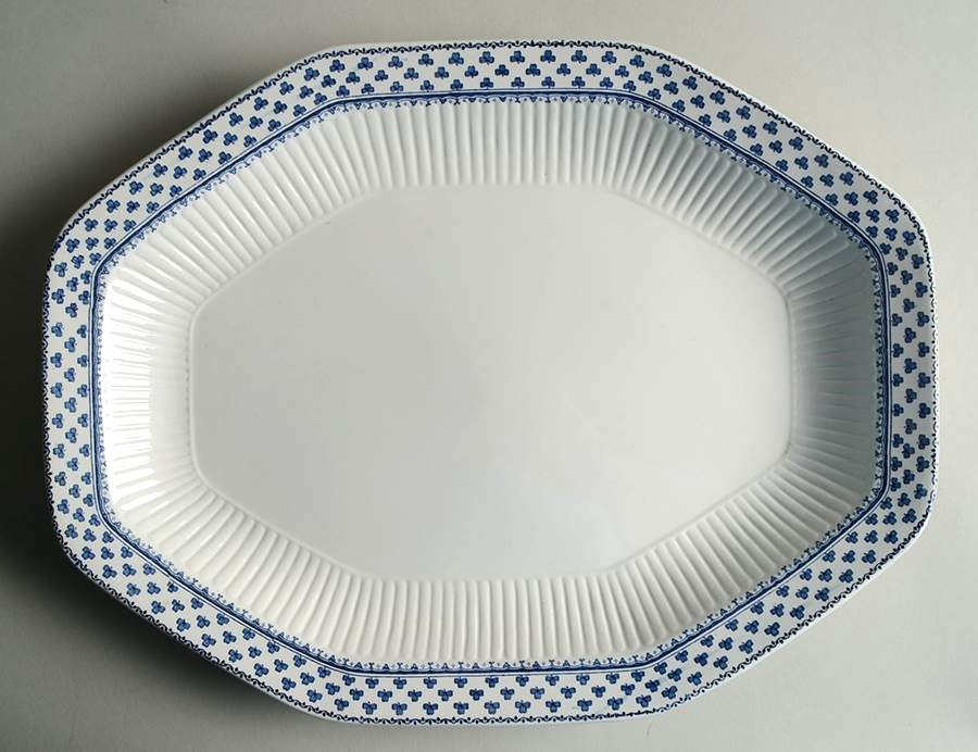 Brentwood (William Adams Back Stamp) 15" Oval Serving Platter by Adams China-1