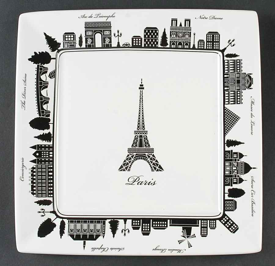 City Block Dinner Plate by 222 Fifth (PTS)-1