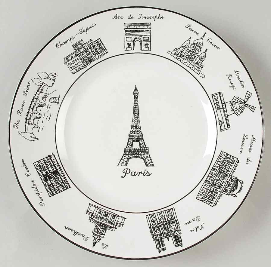 Around the City Salad Plate by 222 Fifth (PTS)-1