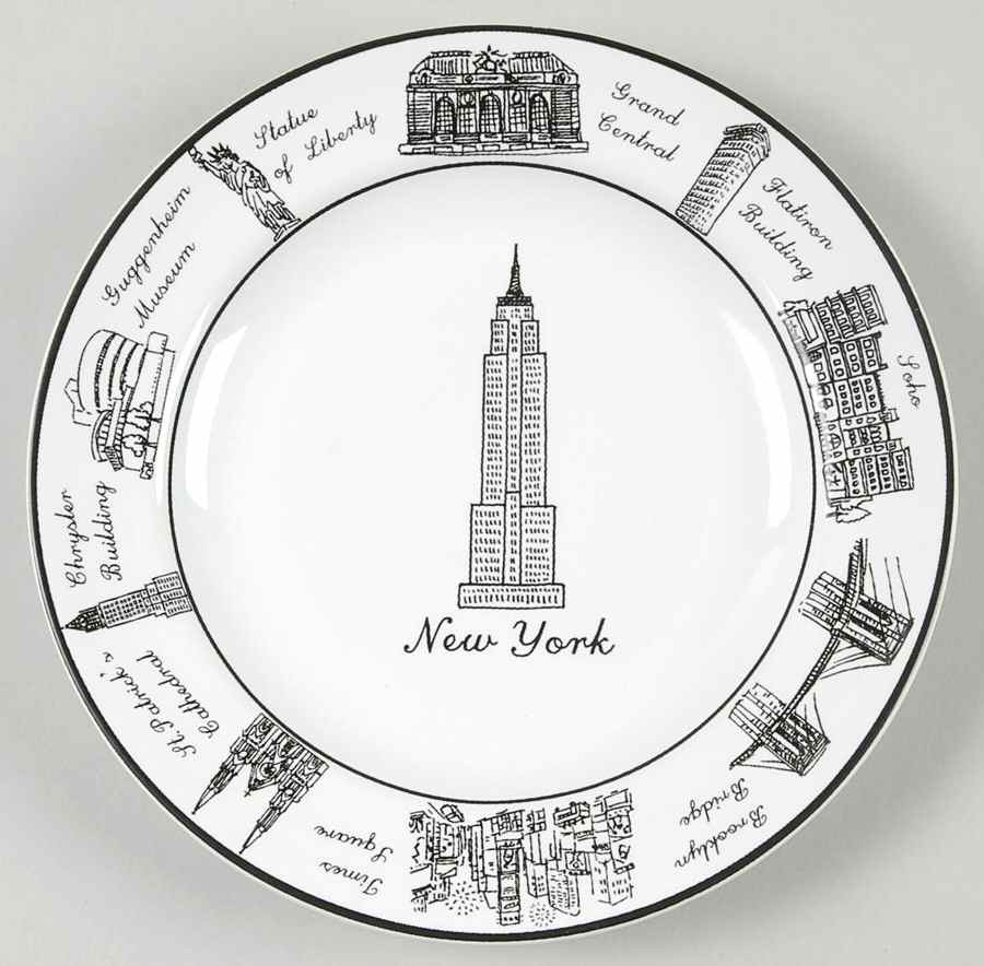 Around the City Appetizer Plate by 222 Fifth (PTS)-1