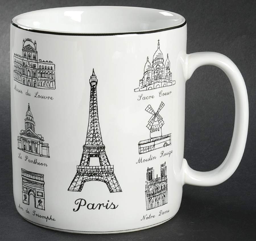 Around the City Jumbo Mug by 222 Fifth (PTS)-1