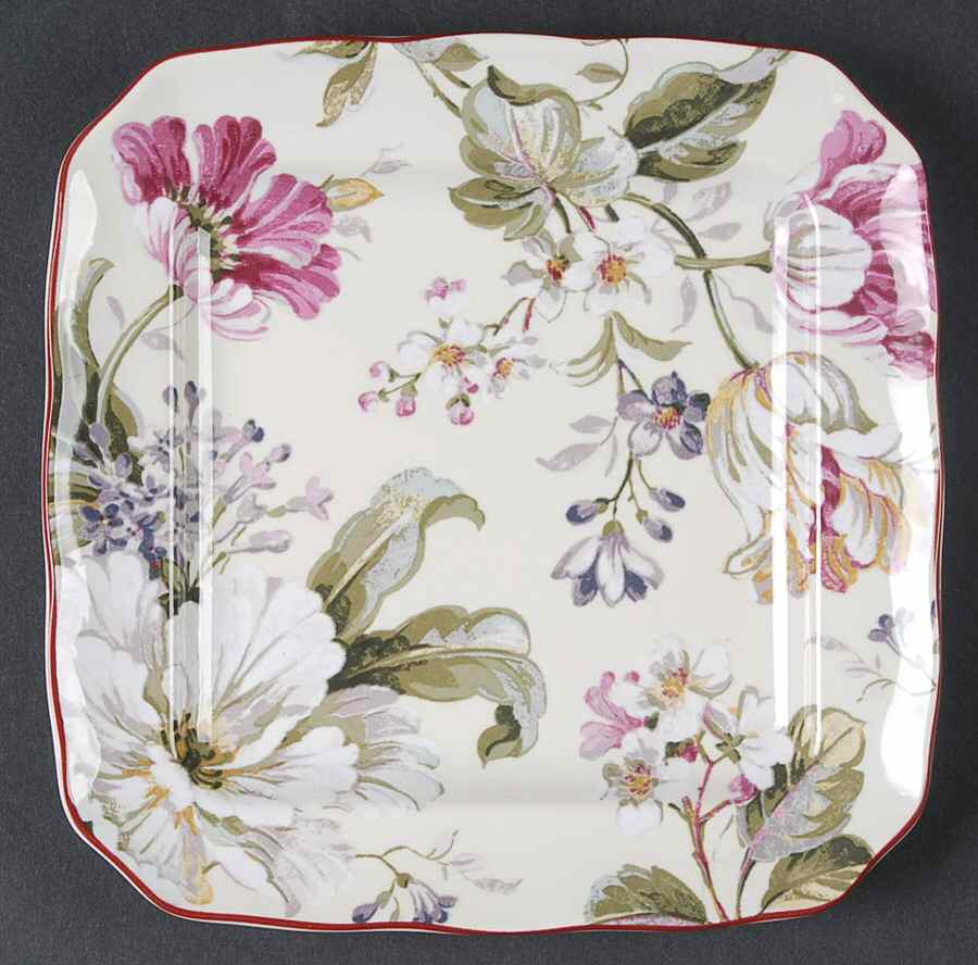 Gisela Square Appetizer Plate by 222 Fifth (PTS)-1