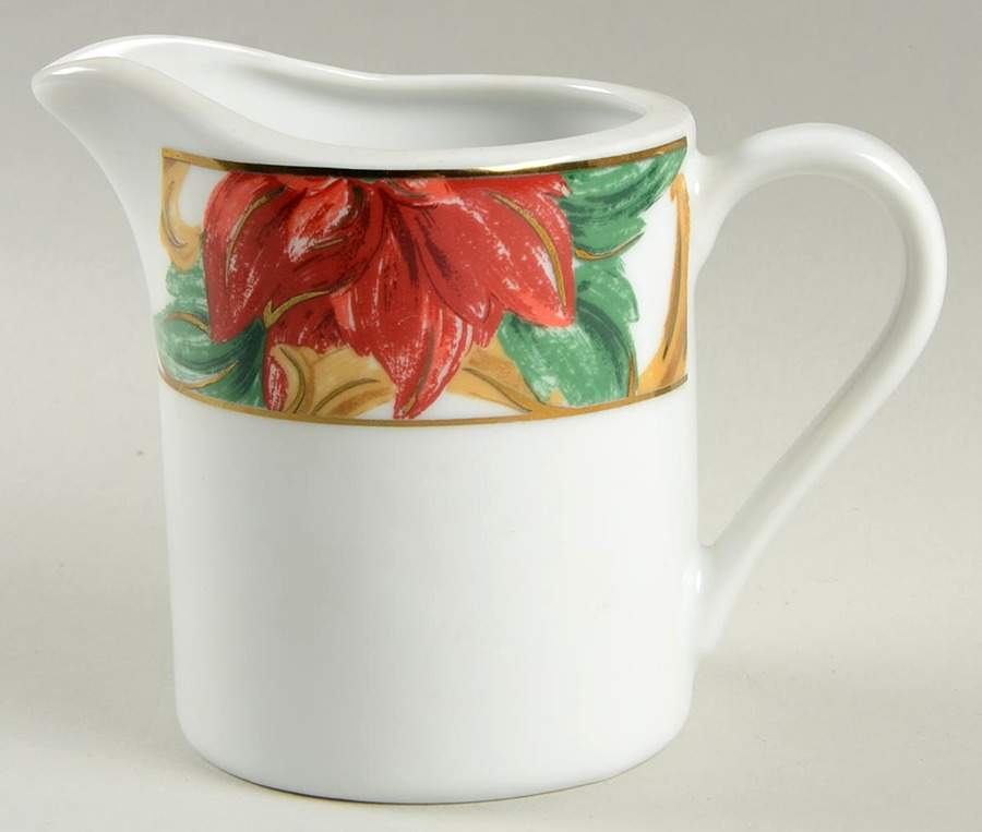 Poinsettia Splendor Creamer by American Atelier-1
